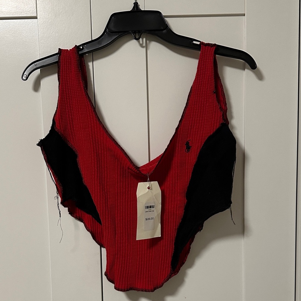 Vintage reconstructed Polo corset top